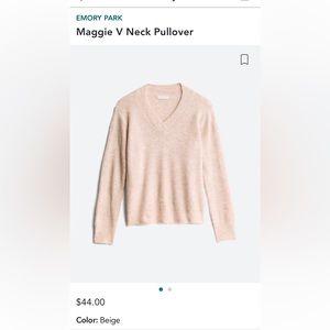 NWT Emory Park Maggie V Neck Sweater from Stitchfix - size S